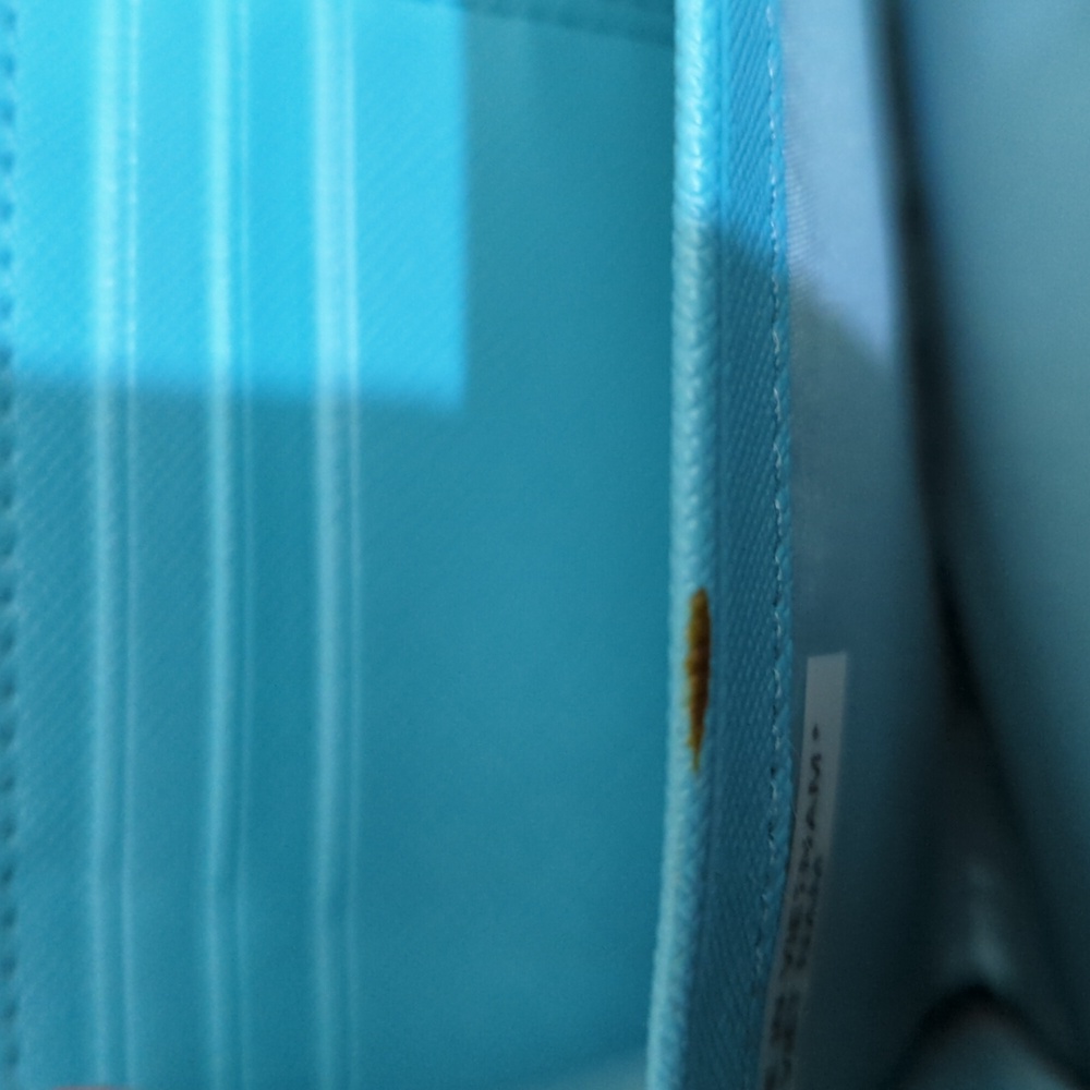 NWT Coach Turquoise Zipper Wallet - Picture 7 of 12